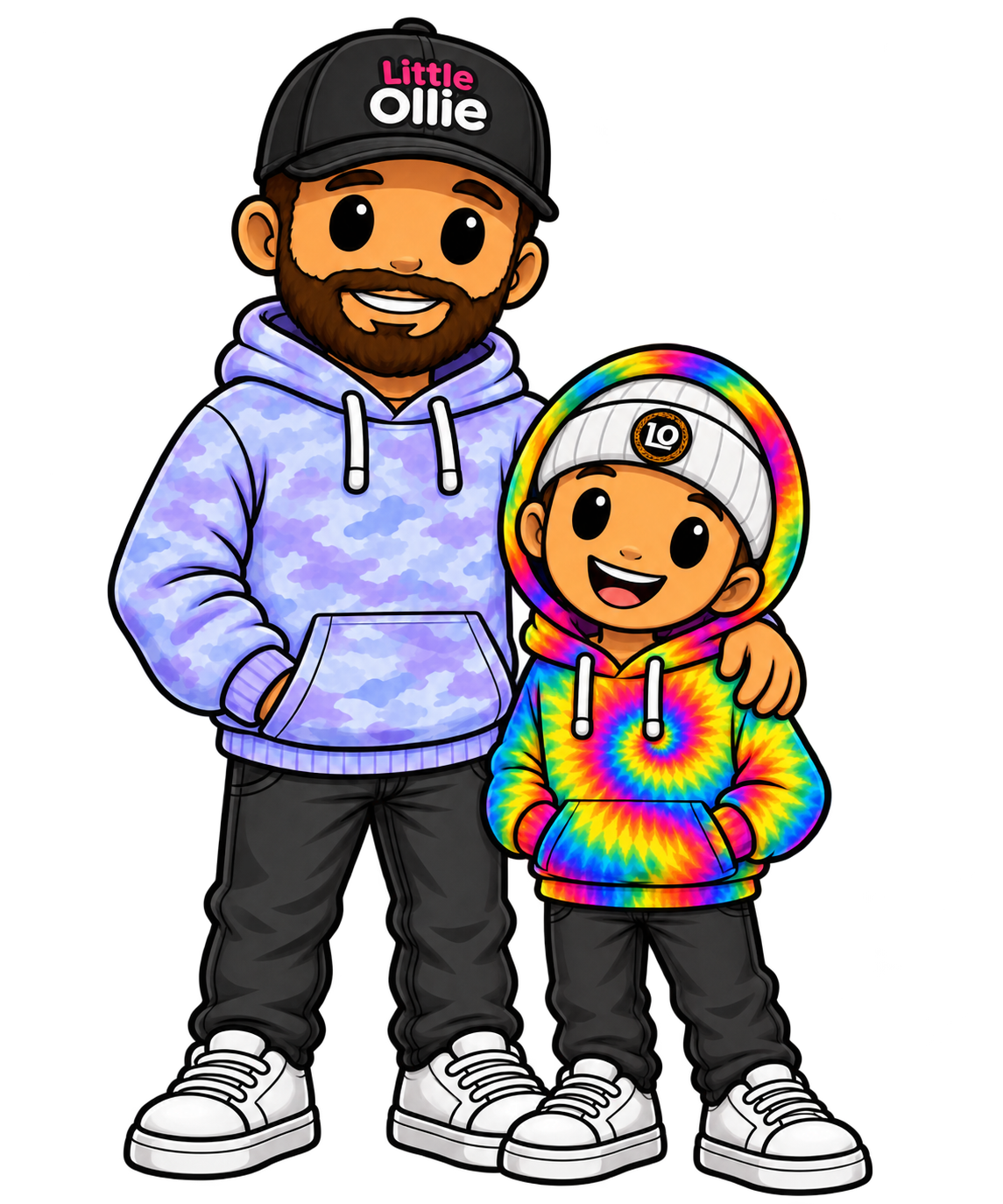 Dad and Ollie, the team behind Little Ollie Labs