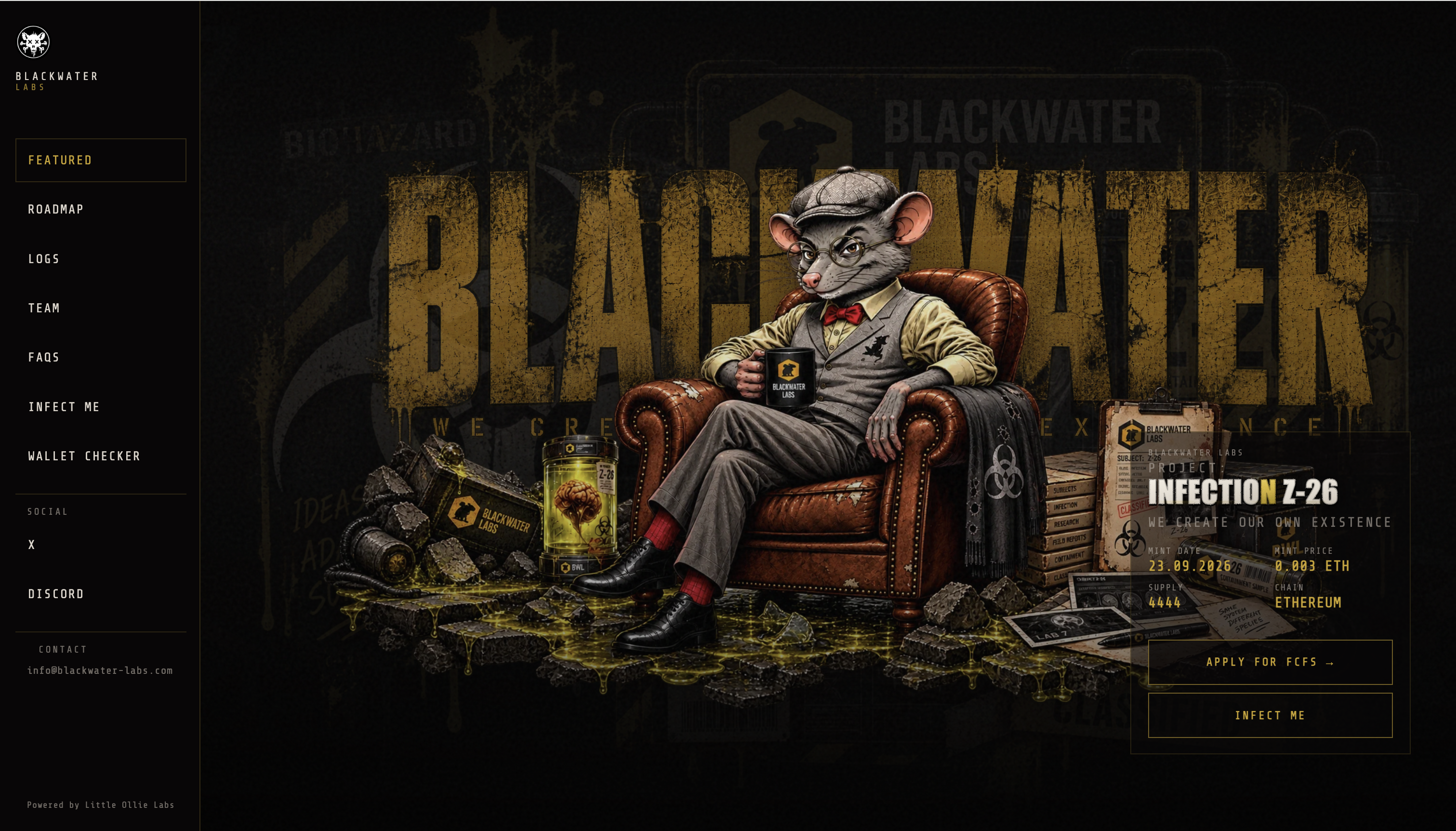 Blackwater Labs website preview